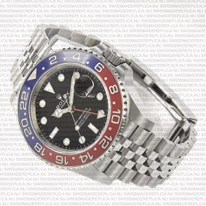 Replica Rolex GMT-Master II Jubilee SS Blue/Red Pepsi Ceramic Bezel - Image 11