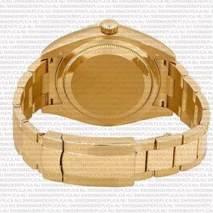 Replica Rolex Sky-Dweller 18K Gold Black Dial 42mm - Image 4