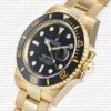 Replica Rolex Submariner 41mm 18K Yellow Gold Wrap 904L Steel Black Dial Ceramic Bezel 126618ln - Image 5