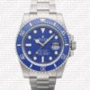 Replica Rolex Submariner SS Blue Ceramic Bezel Diamond Markers