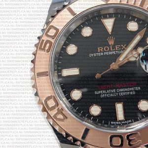 Replica Rolex Yacht-Master II SS / Rose Gold Black Ceramic Bezel - Image 3