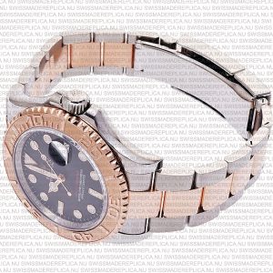 Replica Rolex Yacht-Master II SS / Rose Gold Black Ceramic Bezel - Image 7