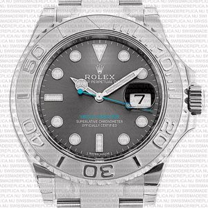 Replica Rolex Yacht-Master 40 Rhodium Dial Steel / Platinum - Image 2