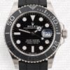 Replica Rolex Yacht-Master 42mm Rubber Band 18k White Gold wrap - Image 2
