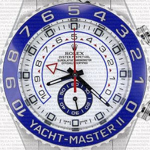 Replica Rolex Yacht-Master II SS Blue Ceramic Bezel - Image 2