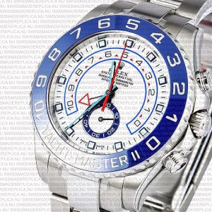 Replica Rolex Yacht-Master II SS Blue Ceramic Bezel - Image 4