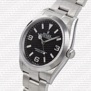 Replica Rolex Explorer I 36mm Black Dial 904L Steel - Image 10